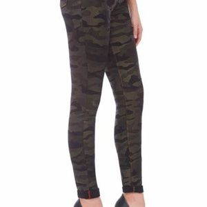 Luxe Denim Slims Metallic Camo Skinny Cuff Jeans